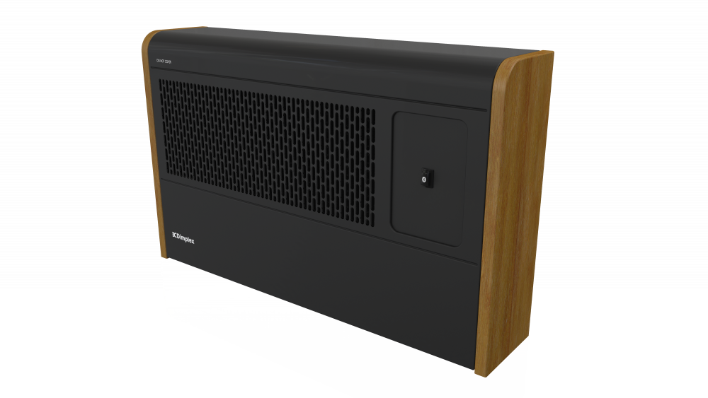 WFE3BE 3kW Black Bluetooth Wall Fan Convector | Dimplex